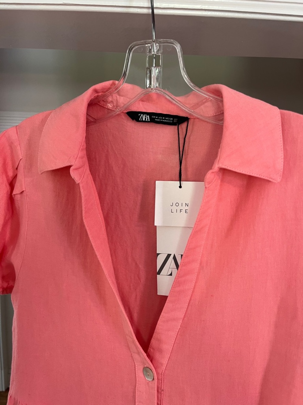Zara Midi Linen Tiered Dress - Picture 4 of 9